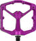 crankbrothers Pedales de plataforma Stamp 7 LE - purple/large
