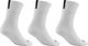 GripGrab Lightweight SL Summer Socks 3-Pack - white/41 - 44