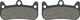 GALFER Bremsbeläge Disc Pro für Formula - semi-metallisch - Stahl/FO-004