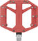 Shimano Pedales de plataforma PD-GR400 - rojo