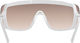 POC Lunettes de sport Devour Mid avec verre de rechange - hydrogen white | clarity trail-partly sunny silver