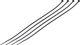 Mudhugger EVO Zip Tie Long Mudguard - black