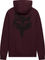 Fox Head Slowburn Fleece Hoodie - dark maroon | S