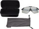 uvex pace perform S V Sports Glasses - black matte/litemirror silver