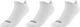 GripGrab Classic No Show Summer Socks 3-Pack - white/41 - 44