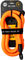 tex-lock Eyelet chain lock + D-lock shackle lock - acid orange