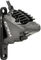 Shimano Frein à Disque GRX BR-RX810 + ST-RX810-LA Remote - noir-gris/Roue avant/Gauche (spécifique au côté)