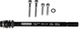 ORTLIEB Thru Axle M6-Connector Thru Axle - black/12 mm, 1,0 mm, 180 mm