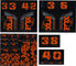 Fox Racing Shox Fork and Shock Decal Kit up to 2021 Model - factory orange