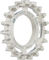 Gates CDX Thread-On / Fixie Rear Belt Drive Sprocket - silver/19 