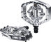 Title MTB CONNECT click/platform pedals - chrome/105 mm/90 mm