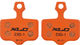 XLC Bremsbeläge Disc BP-O21 für Avid/SRAM - orange/organisch