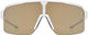 uvex ramp sports glasses - white matte | mirror gold