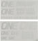 OneUp Components Decal Kit Aufklebersatz - silver
