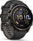 Garmin fēnix 9 Pro – inReach AMOLED Titan 47 mm Multisport-Smartwatch - schwarz-kieselgrau