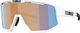 Bliz Fusion Nano Optics Nordic Light lunettes de sport - matte white/coral-orange-blue