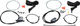 Shimano Set de Freins à Disque av+arr 105 BR-R7070 + ST-R7020 - spark silver/Ensemble/gauche/droite (spécifique)