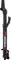 Marzocchi Fourche à Suspension Bomber Z2 29" Boost - matte black/Axe Traversant 15 mm/100 /51 /1 1/8" - 1,5" tapered/27,5" (650B)/110 mm