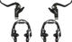 Magura HS 33 R Rim Brake Set - black/2 finger