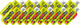 Nutrixxion Gel XX-Force - 20 pièces - mélange
