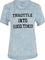 Fox Head Womens Throttle SS T-Shirt - crystal blue/S