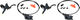 Shimano SLX v+h Set Scheibenbremse BR-M7120 J-Kit - schwarz/Set/links/rechts (seitenspezifisch)