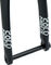 Columbus Horquilla de Carbono Futura Gravel - black mate/1 1/8" - 1 1/4" tapered/28"/12 mm Eje Pasante/100 mm/47 