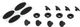 Fox Head Speedframe Retention System - black/55 - 59 cm