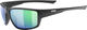 uvex sportstyle 230 glasses - black matte | mirror green