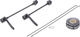 bc basic Juego de ruedas Mountain Alivio Disc 6 agujeros DT Swiss 466d 26" - negro | 26" set (RD 9x100 + RT 10x135) Shimano