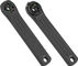 Rotor ALDHU 3D+ 1-fach Kurbelgarnitur Direct Mount, Q-Rings - schwarz-matt | 172,5 mm 38 Zähne