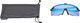 uvex pace stage S CV Sportbrille - black matt/mirror blue