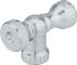 Lezyne Control Drive CO2 pump head with 16 g CO2 cartridge - silver