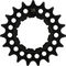 KMC Rohloff Wide Sprocket - black/19 tooth
