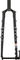 Surly Horquilla rígida Disc Trucker 28" - black/1 1/8"/28"/100 mm/12 mm Eje Pasante