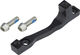 Hope Scheibenbremsadapter für 220 mm Scheibe - black/PM 8" auf PM +17 mm