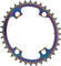 absoluteBLACK Plato Oval Road 110/4 para Shimano Dura-Ace R9100 / Ultegra R8000 - rainbow/36 