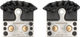 Shimano Bremsbeläge J04C für XTR, XT, SLX - 25 Paar - universal/gesintert