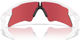 Oakley Lunettes de sport Radar EV Heater - polished white | prizm snow sapphire