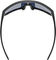 uvex Gafas para niños Skyryse Jr. - black mate/mirror red