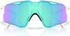 Oakley Gafas de deporte Cybr Lightning - matte mist | prizm sapphire