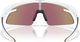 Oakley RSLV Lite Sports Glasses - matte white | prizm sapphire
