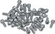 HT AAP 1/8 Aluminium 8 mm Spare Pins for ANS01 - silver