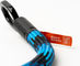 tex-lock Eyelet chain lock + D-lock shackle lock - morpho blue