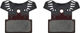 Jagwire Disc Elite Cooling Brake Pads for Shimano - semi-metallic - aluminium/SH-008