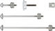 Pitlock Security Set 02/GA Front Wheel + Rear Wheel + Seatpost + Ahead - silver-silver/universal