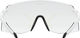 uvex uvex pace stage V lunettes de sport - white mat/mirror blue