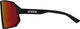 uvex Lunettes de Sport sportstyle 237 - black mat/mirror red