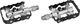 SQlab 502 Trekking Klick-/Plattformpedale - silber-schwarz/+8 mm