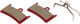Kool Stop Disc Brake Pads for Hope - organic - steel/HO-015
